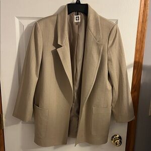 Anne Klein Tan Blazer